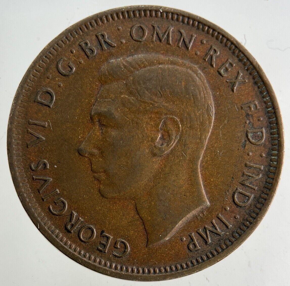 1939 Australia Half-Penny Coin | Fine Collectable Grade
