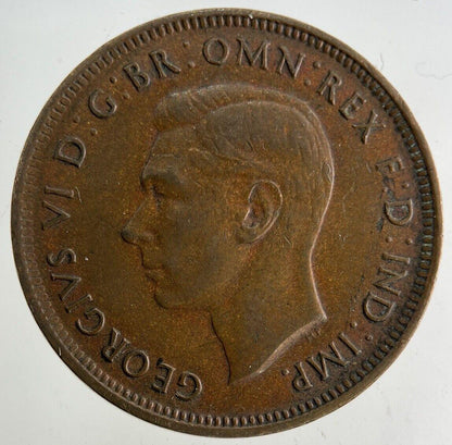 1939 Australia Half-Penny Coin | Fine Collectable Grade
