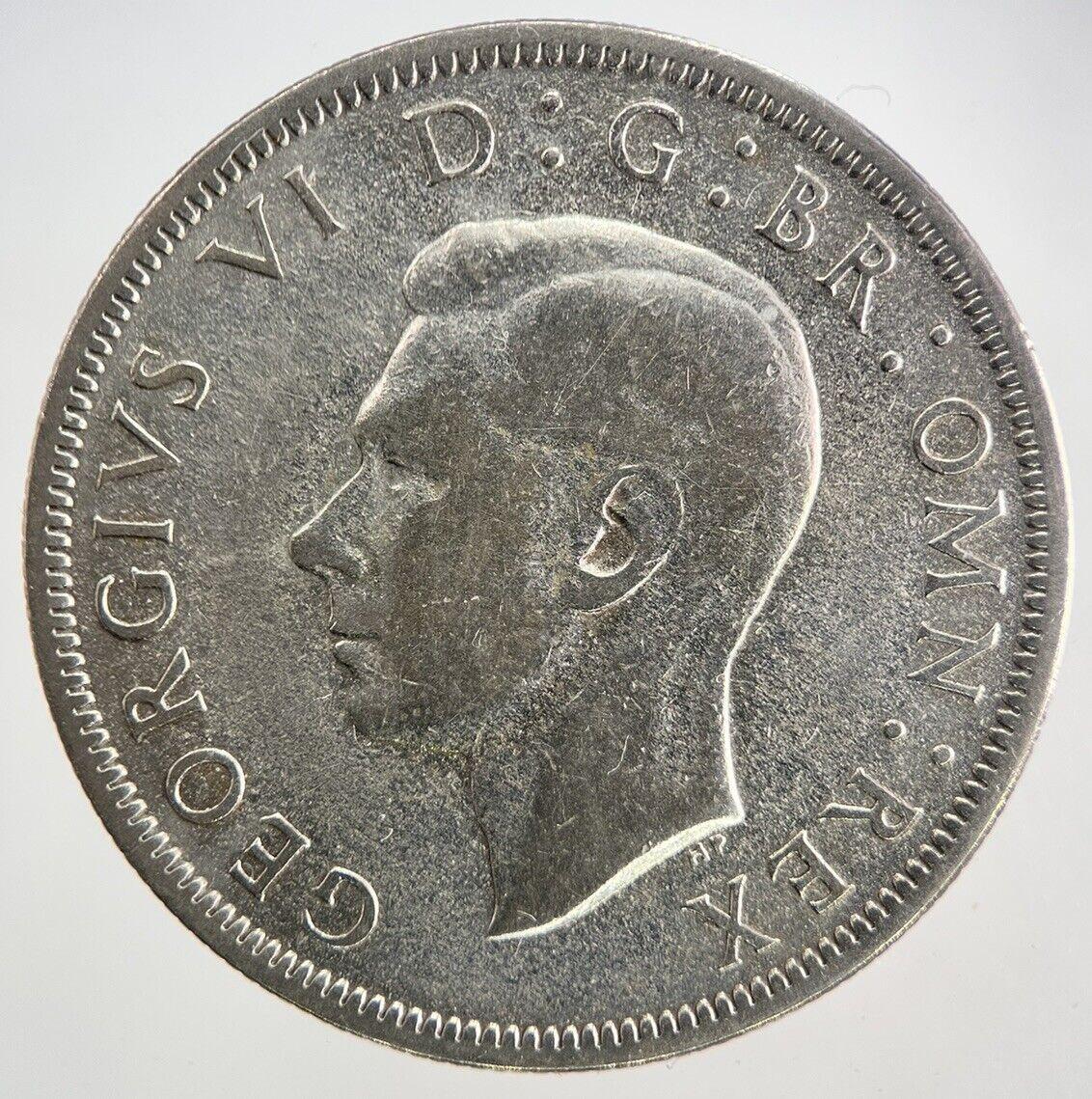 1939 George VI Half-Crown Silver Coin | Fine Collectable Grade