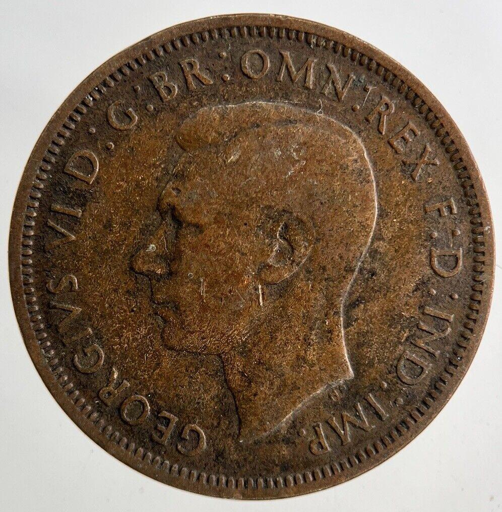 1939 George VI Half-Penny Coin | Collectable Grade
