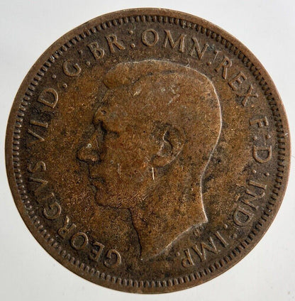 1939 George VI Half-Penny Coin | Collectable Grade