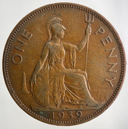1939 George VI One Penny Coin | Fine Collectable Grade