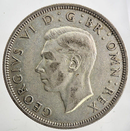 1939 George VI Half-Crown Silver Coin | Fine Collectable Grade