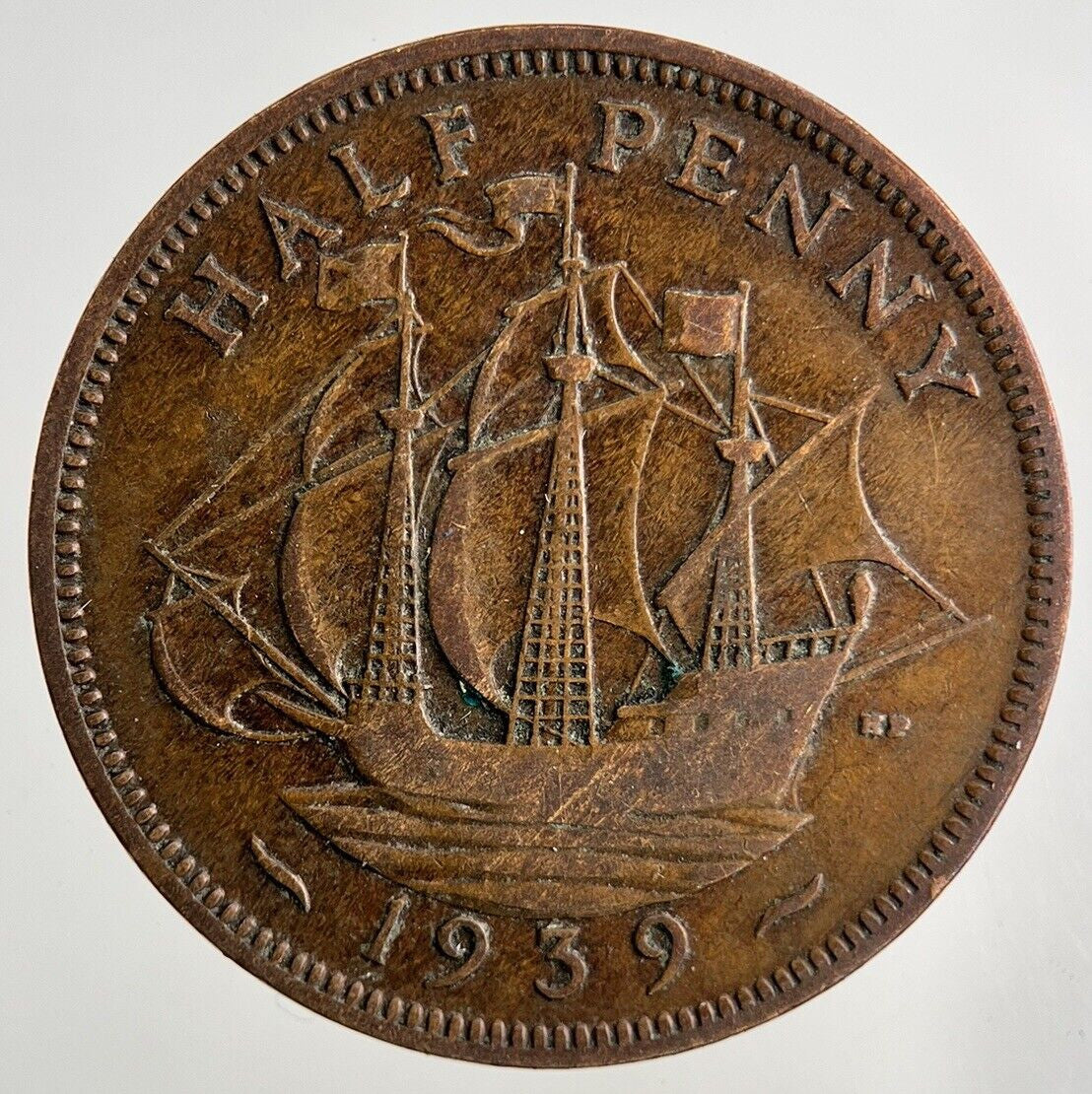 1939 George VI Half-Penny Coin | Fine Collectable Grade