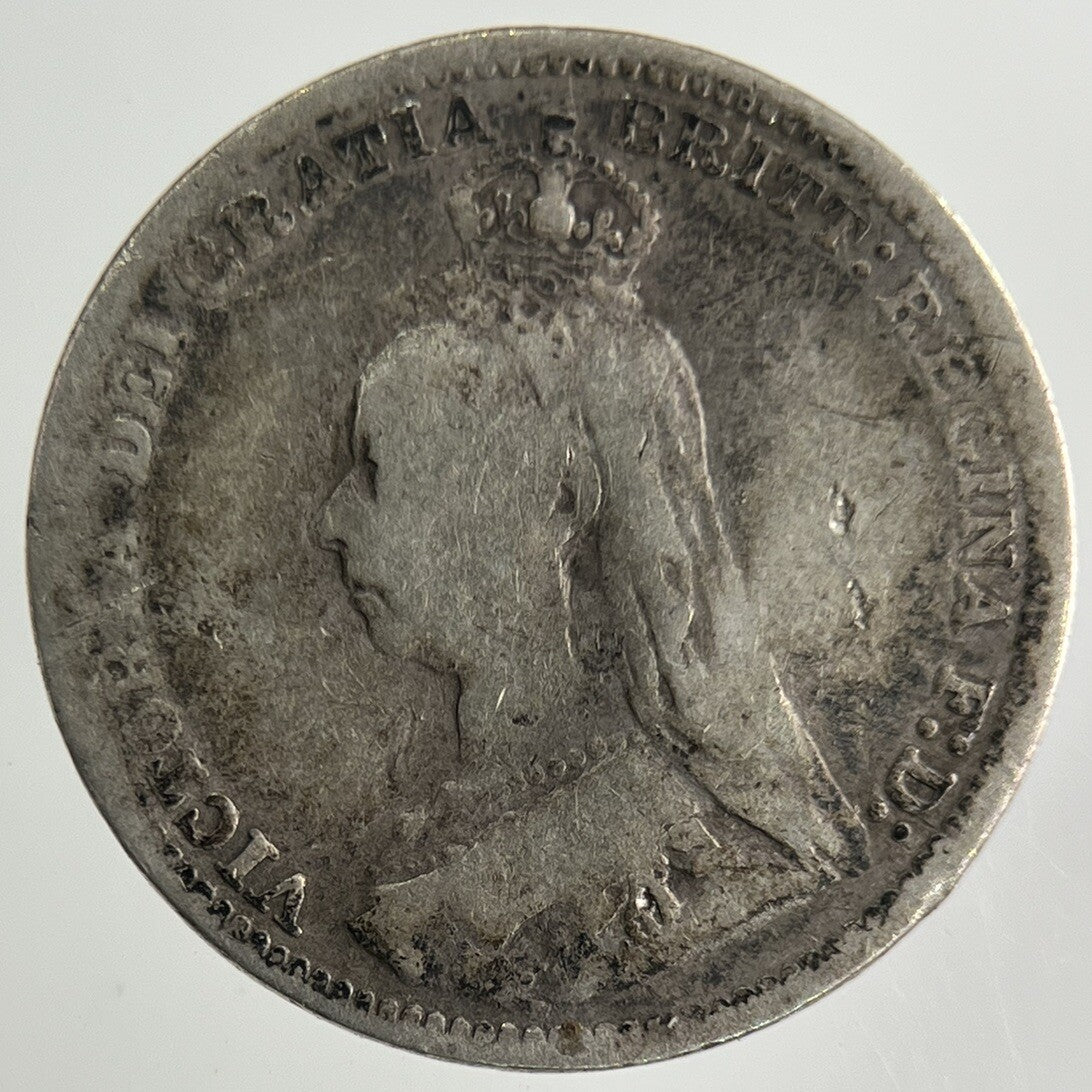 1891 Victoria Threepence Silver Coin | Collectable Grade