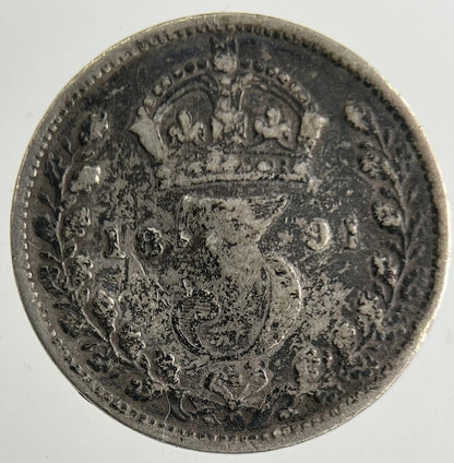 1891 Victoria Threepence Silver Coin | Collectable Grade