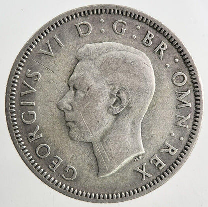 1939 George VI One Shilling Silver Coin | Fine Collectable Grade