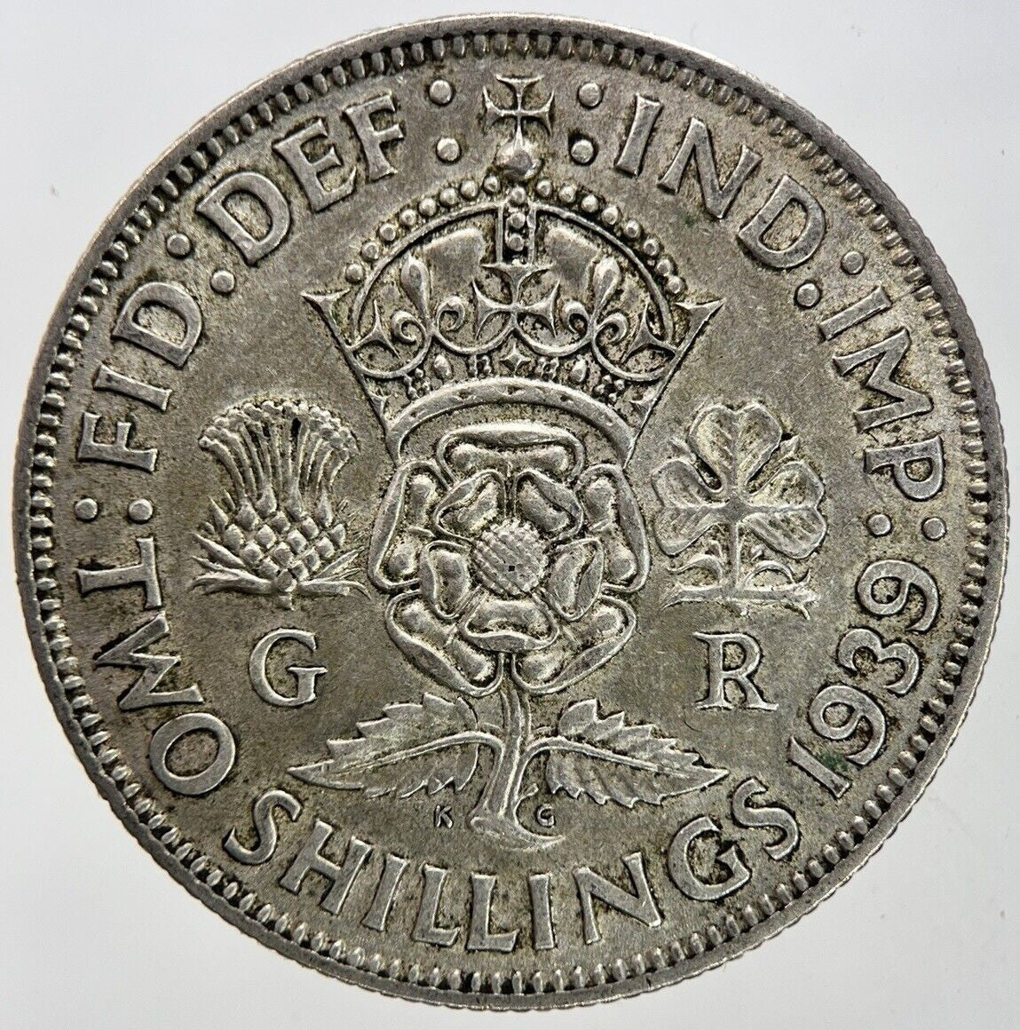 1939 George VI Florin Silver Coin | Very High Grade