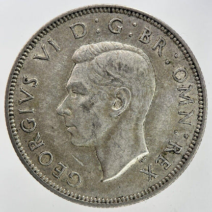 1939 George VI Florin Silver Coin | Very High Grade
