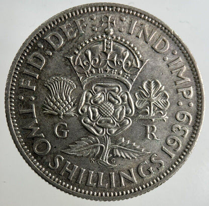 1939 George VI Florin Silver Coin | Fine Collectable Grade