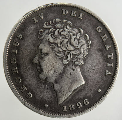 1826 George IV Shilling Silver Coin | Very High Grade