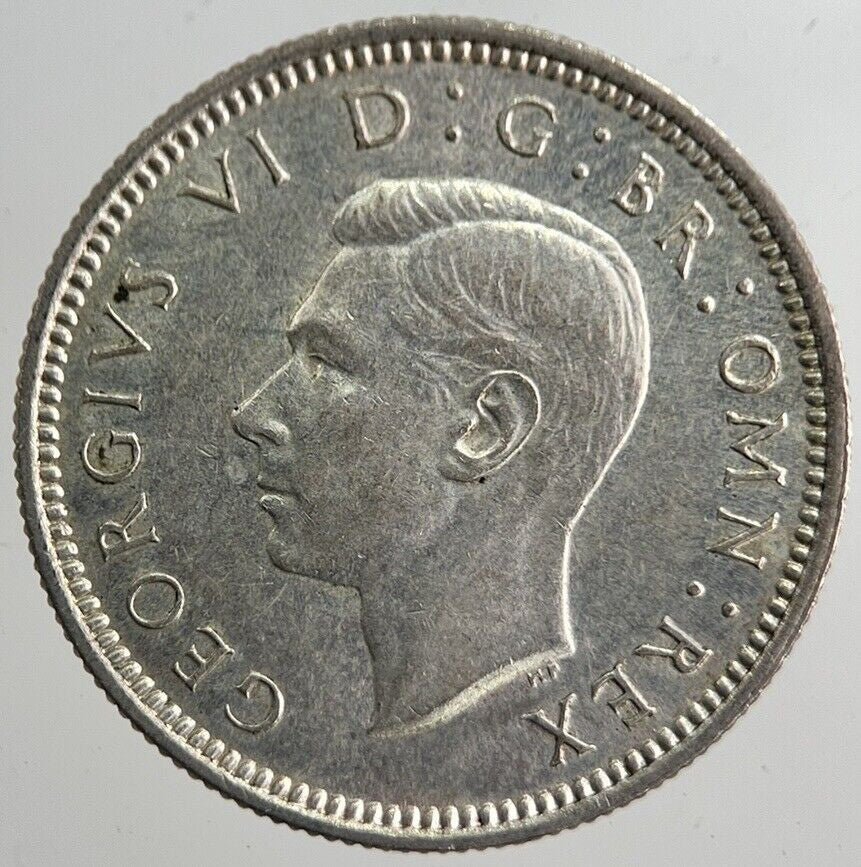 1939 George VI Sixpence Silver Coin | Very High Grade | a8261