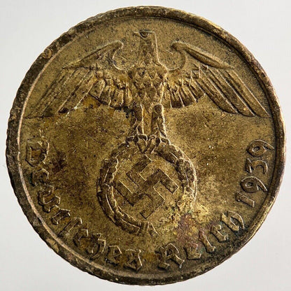 1939 Germany Nazi 5 Pfennig Coin | Very High Grade