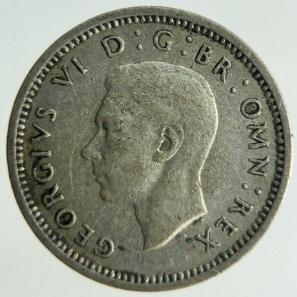1939 George VI Threepence Silver Coin | Fine Collectable Grade