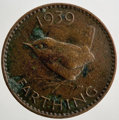 1939 George VI Wren Farthing Coin | Collectable Grade
