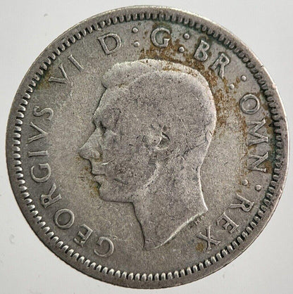 1939 George VI Sixpence Silver Coin | Fine Collectable Grade | a7881