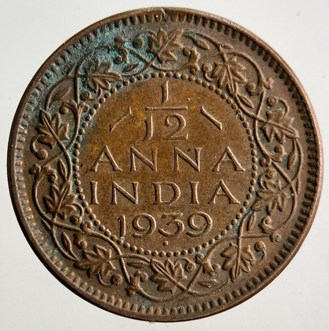 1939 India 1/12 Anna Coin | Fine Collectable Grade