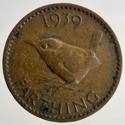 1939 George VI Wren Farthing Coin | Collectable Grade