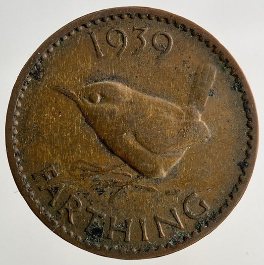 1939 George VI Wren Farthing Coin | Collectable Grade