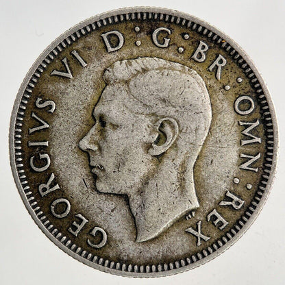 1939 George VI Shilling Silver Coin | Fine Collectable Grade