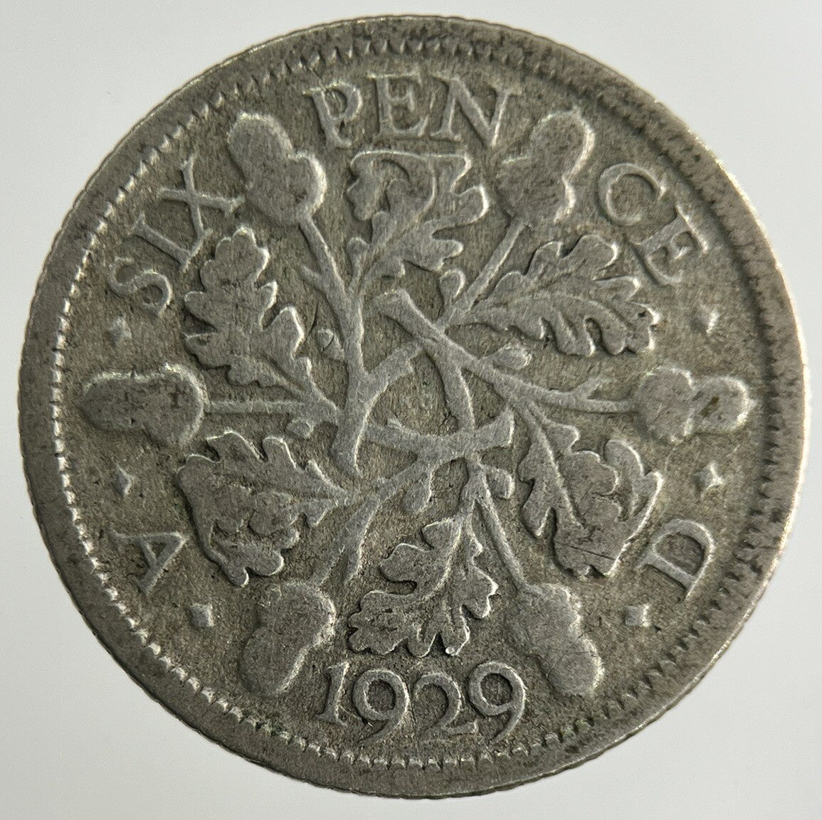 1929 George V Sixpence Silver Coin | Collectable Grade