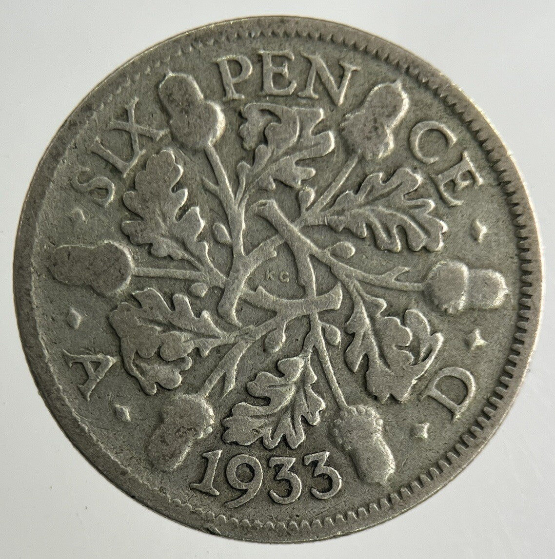 1933 George V Sixpence Silver Coin | Collectable Grade