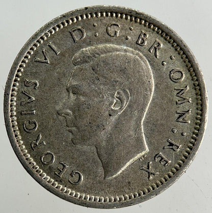 1939 George VI Threepence Silver Coin | Fine Collectable Grade