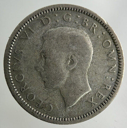 1939 George VI Sixpence Silver Coin | Fine Collectable Grade