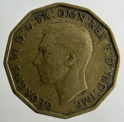 1939 George VI Threepence Coin | Fine Collectable Grade