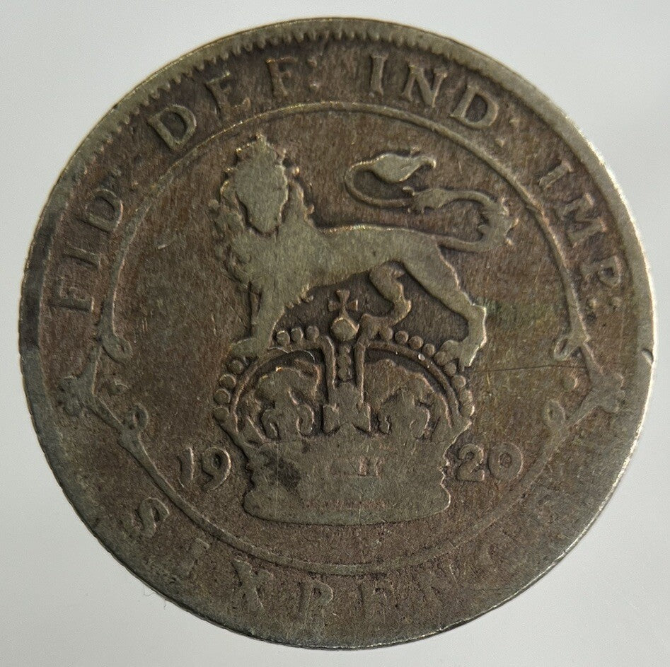1920 George V Sixpence Silver Coin | Collectable Grade