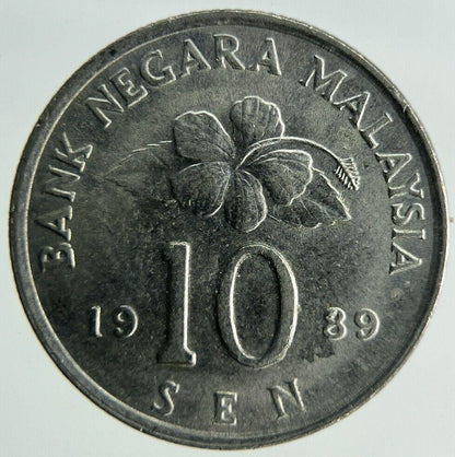 1939 Malaysia 10 Sen Coin | Fine Collectable Grade