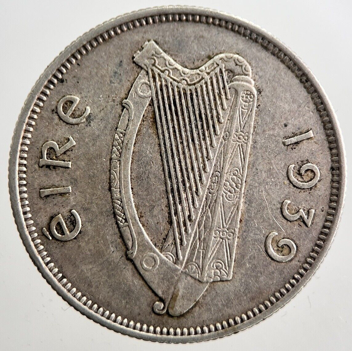 1939 Irish Florin Silver Coin | Very High Grade | a7415
