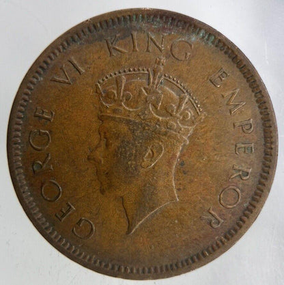 1939 India 1/4 Quarter Anna Coin | Fine Collectable Grade
