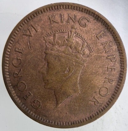 1939 India 1/4 Quarter Anna Coin | Fine Collectable Grade