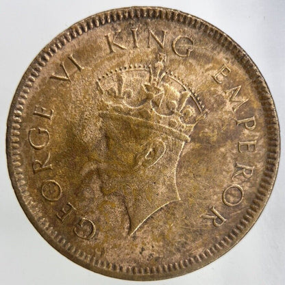 1939 India 1/4 Quarter Anna Coin | Fine Collectable Grade