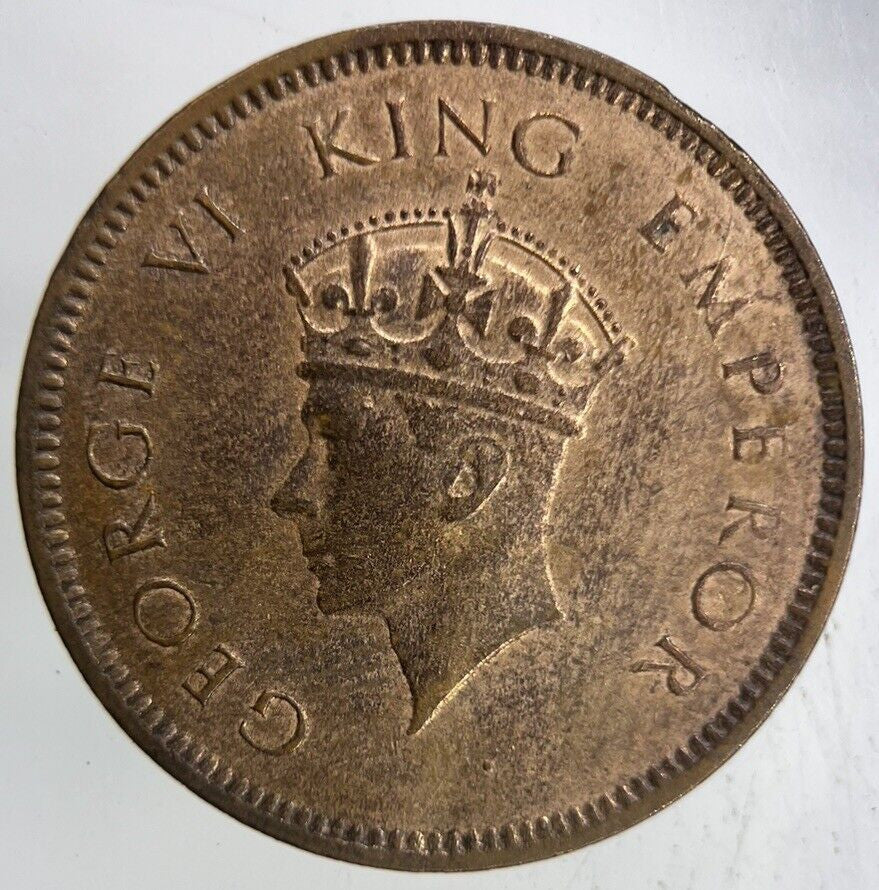 1939 India 1/4 Quarter Anna Coin | Fine Collectable Grade
