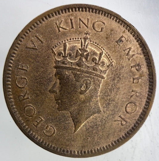 1939 India 1/4 Quarter Anna Coin | Fine Collectable Grade