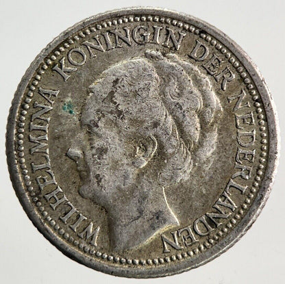 1939 Netherlands 10 Cents Silver Coin | Fine Collectable Grade