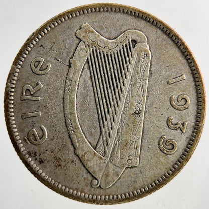 1939 Irish Florin Silver Coin | Fine Collectable Grade