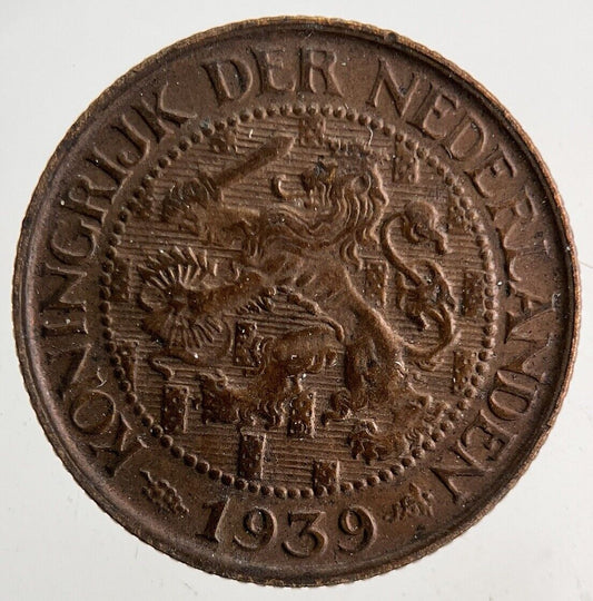 1939 Netherlands 1 Cent Coin | Fine Collectable Grade