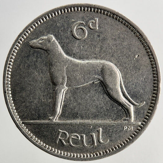 1939 Irish Dog Sixpence Coin | Very High Grade