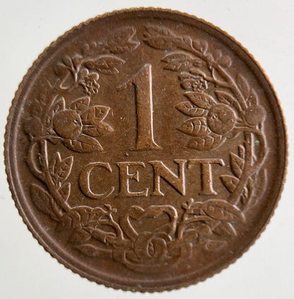 1939 Netherlands 1 Cent Coin | Very High Grade