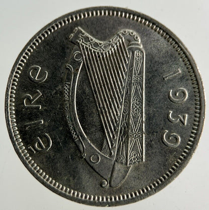 1939 Irish Sixpence Coin | Very High Grade