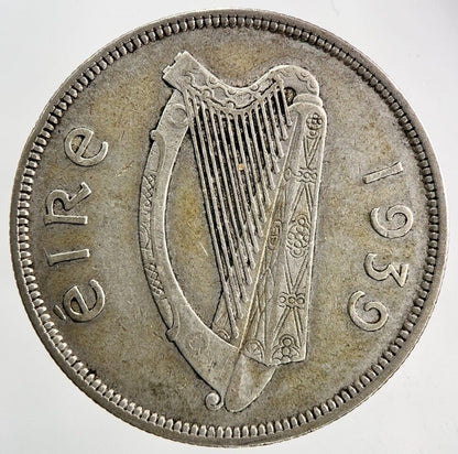 1939 Irish Horse Half-Crown Silver Coin | Very High Grade