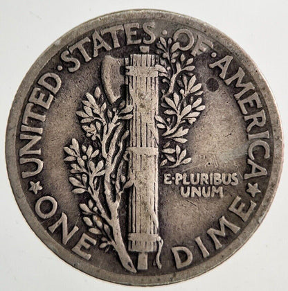 1939 US USA Mercury Dime Silver Coin | Fine Collectable Grade