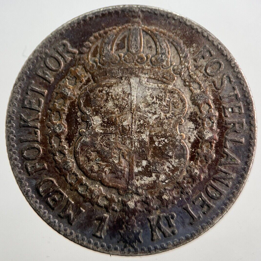 1939 Sweden 1 One Krona Silver Coin | Collectable Grade | a7268