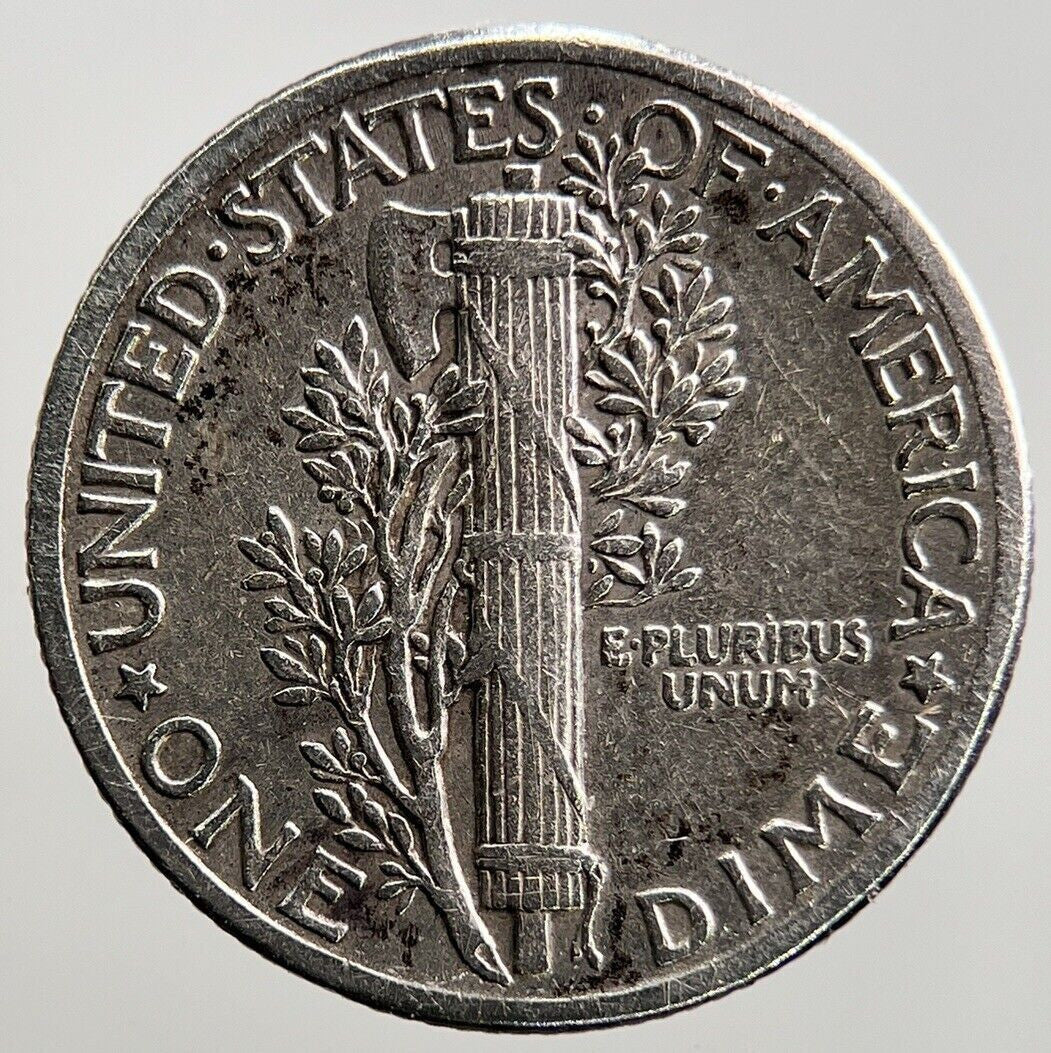 1939 US USA Mercury Dime Silver Coin | Very High Grade | a281