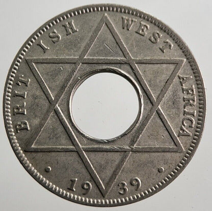 1939 West Africa 1/10 1 One Tenth Of A Penny Coin | Very High Grade | a7566