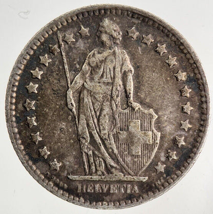 1939 Switzerland Swiss 1 Franc Silver Coin | Fine Collectable Grade