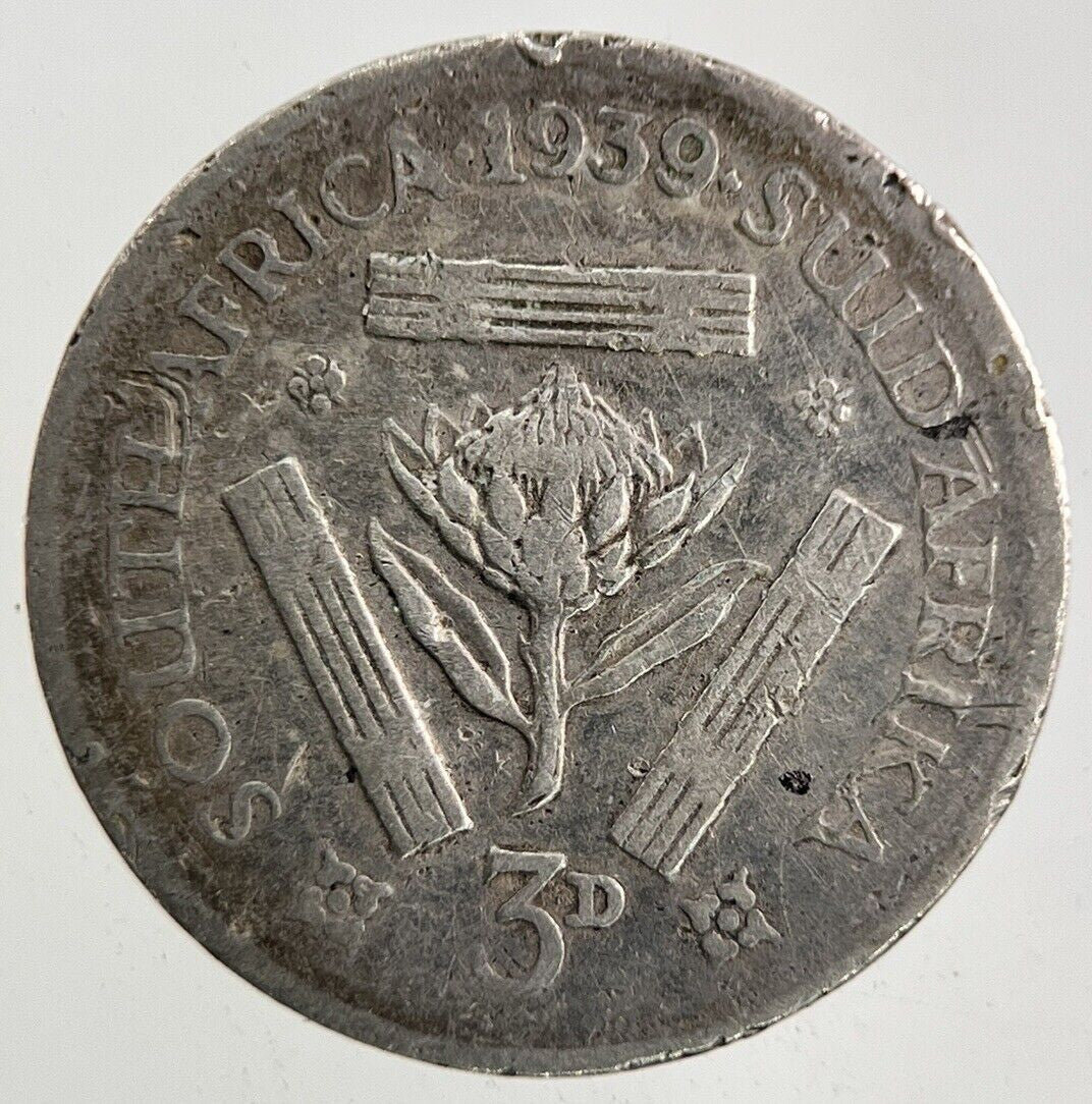 1939 South Africa Threepence Silver Coin | Collectable Grade